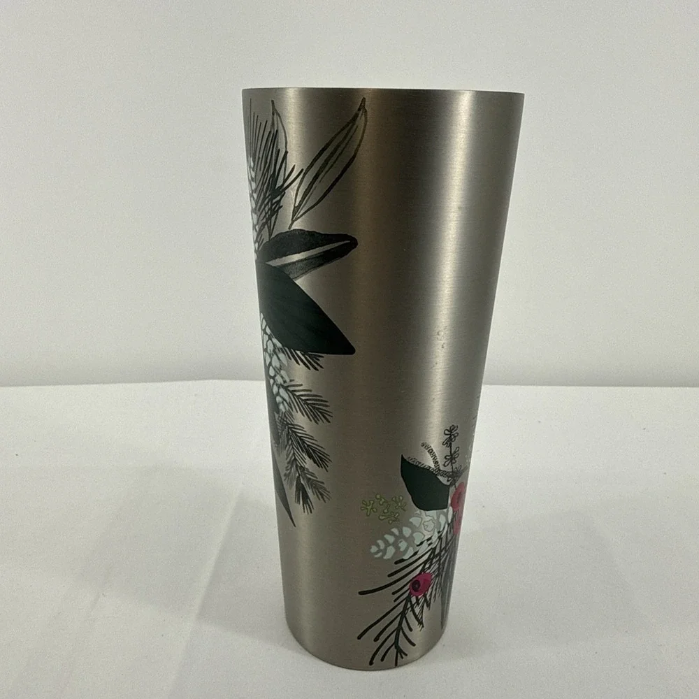 Starbucks Stainless Steel 2020 Holiday Holly Berry 24 oz. Tumbler Christmas